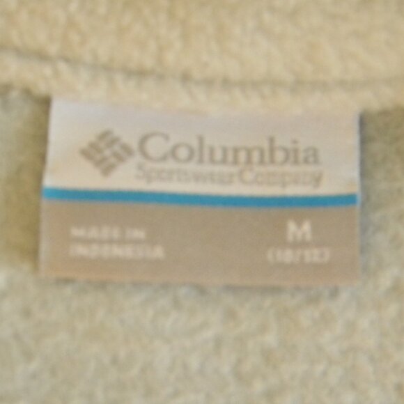 Columbia girls fleece jacket Zip Sweater Gray 10/12 EUC - Picture 3 of 4